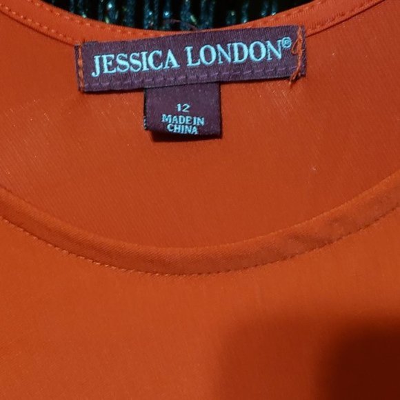 Jessica London Full Length Maxi Tank Dress Red - Picture 5 of 5